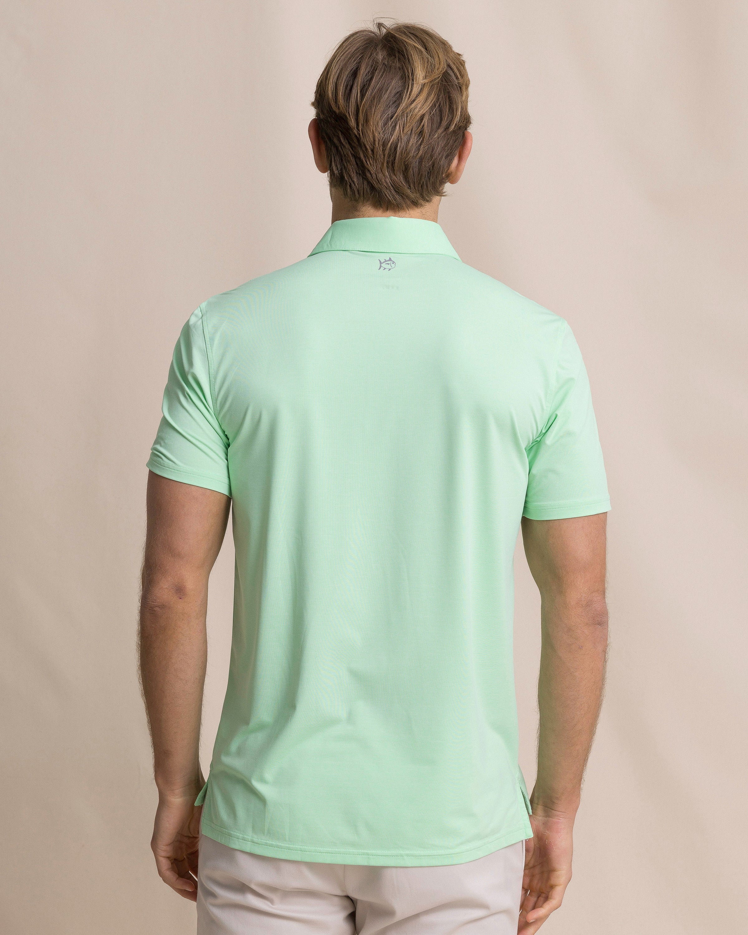 Coastal Breeze® Heather Performance Polo - Heather Green Ash